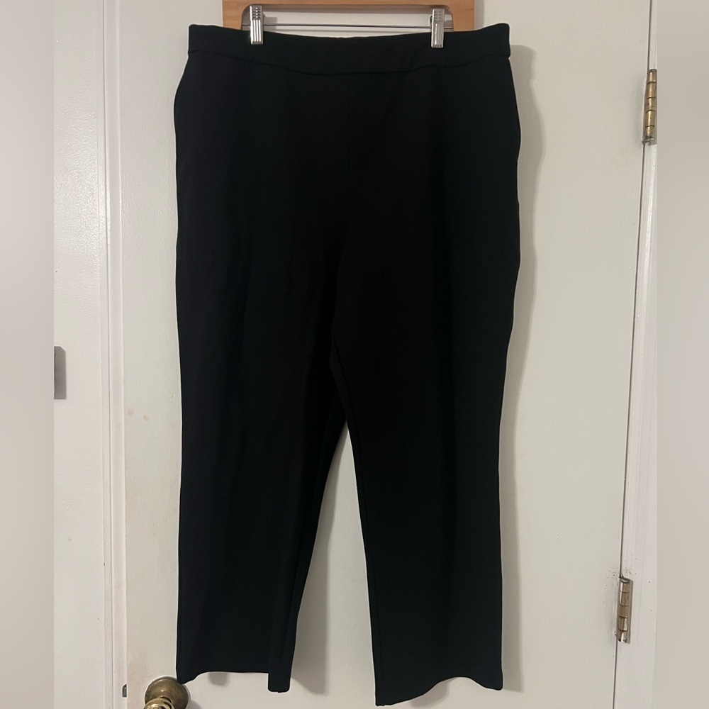 Susan Graver Classic Black Women's Pants size L (R135)